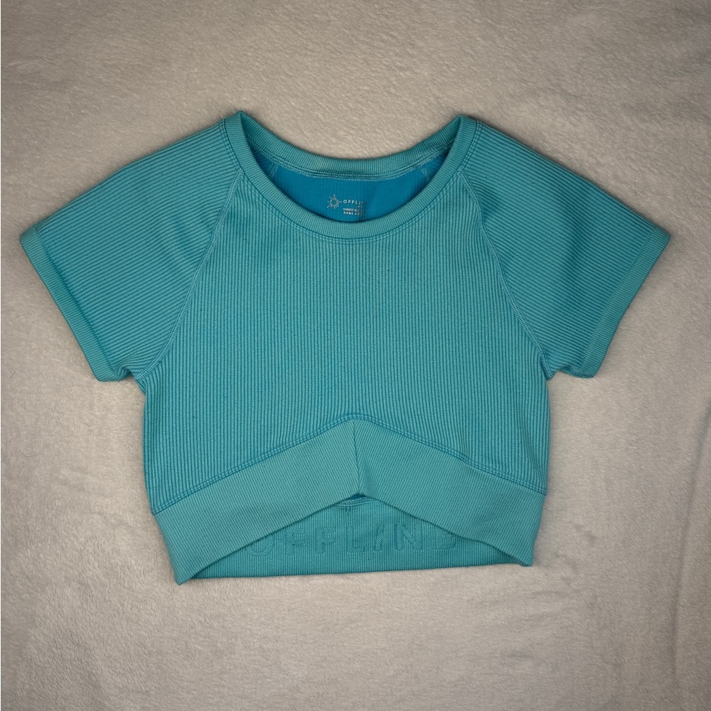 Aerie Teal Crop Top